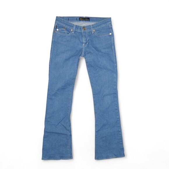 Rock and Republic Thick Stitch Jeans Women Size 27 Stretch Denim Light Wash EUC - Picture 2 of 10